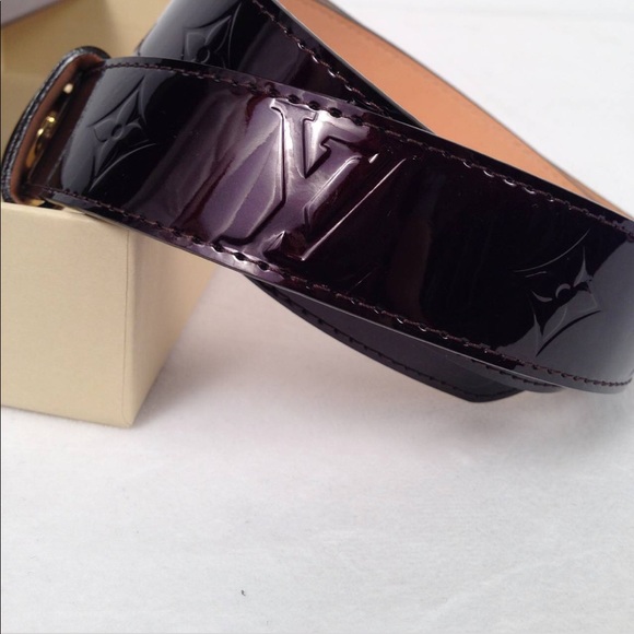 Louis Vuitton Amarente Vernis belt size 90 - Picture 4 of 4